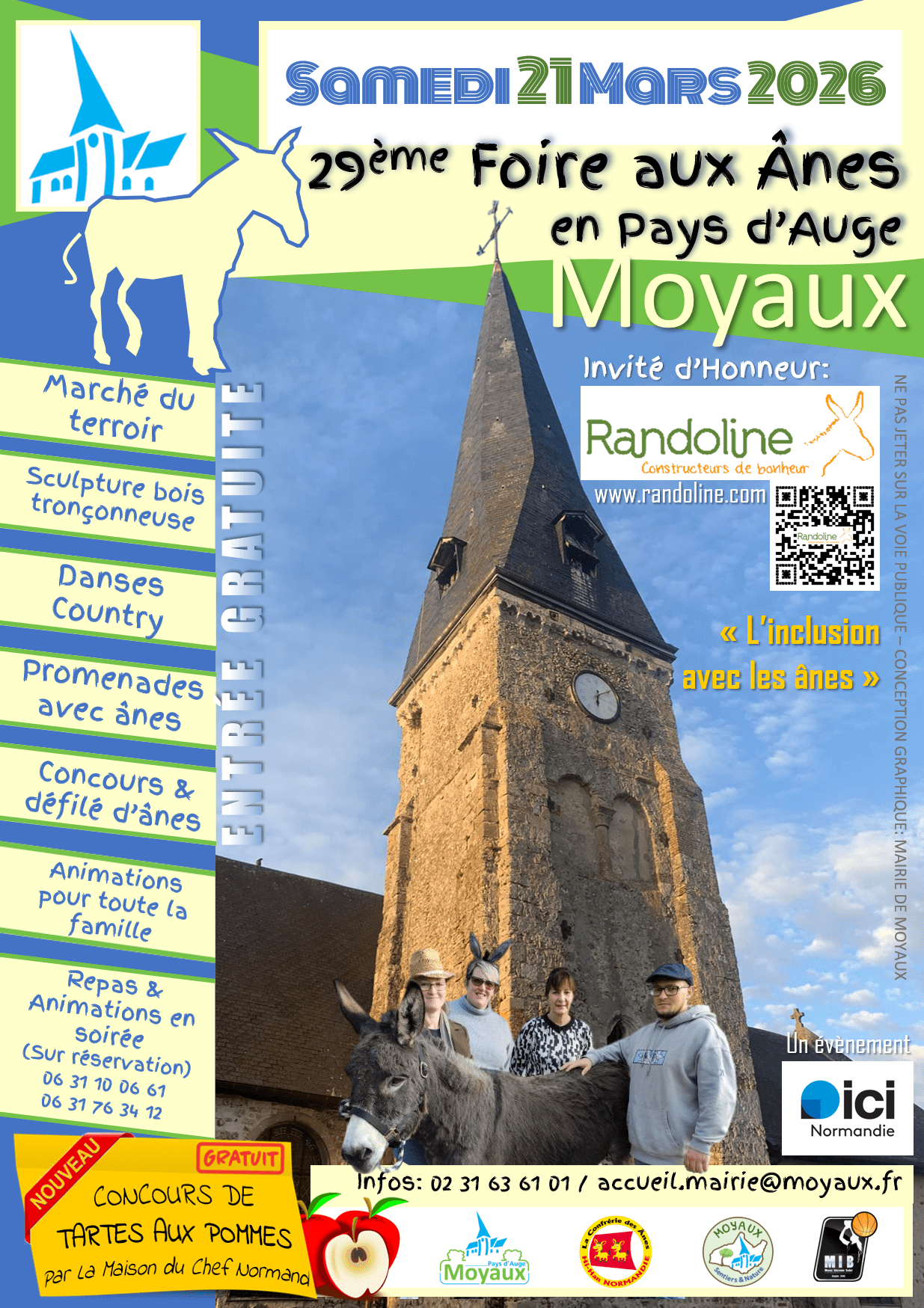 affiche foire ânes 2025